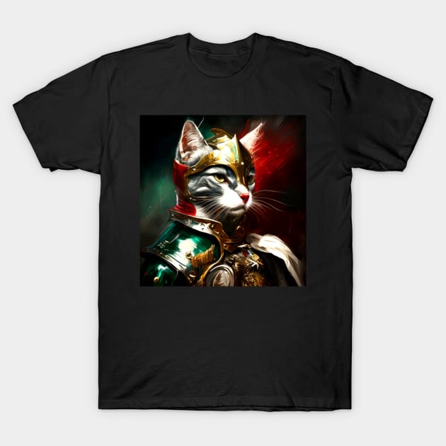 Cat Knight - Cliff T-Shirt by HIghlandkings